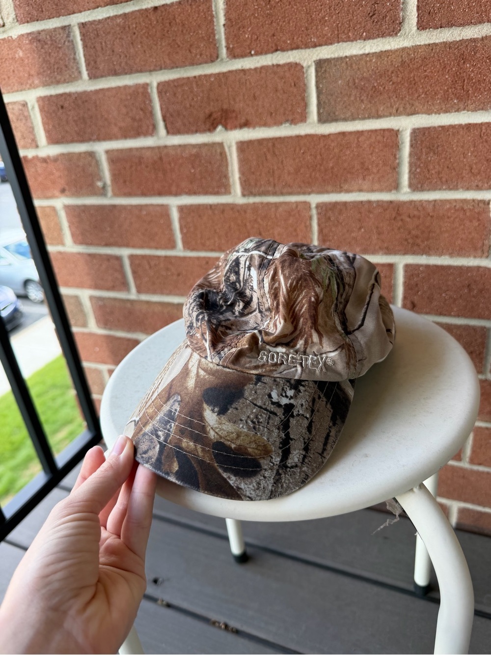 GORE-TEX Camo Ball Cap in Brown and Green